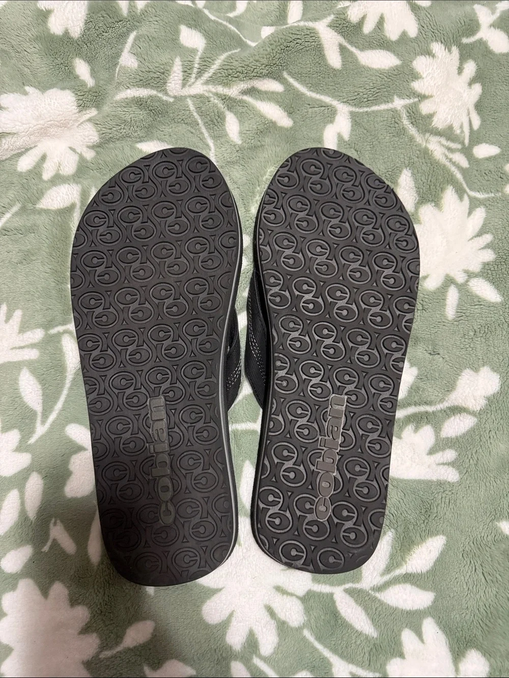 Cobian Black Men's Flip Flop Sandals